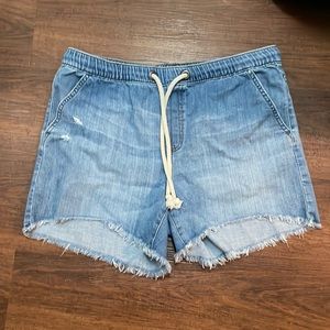 Aerie pull-on denim short